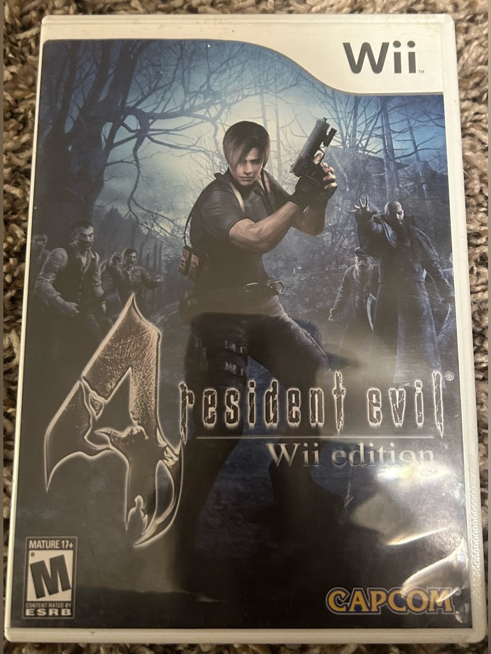 Resident Evil 4 Wii Edition (Nintendo Wii, 2007) Complete w/ Manual